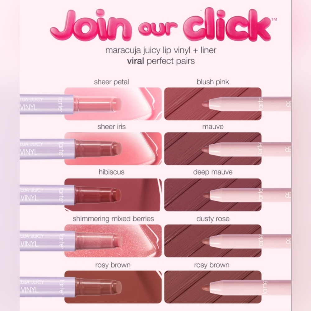 NIB! Tarte Lip Vinyl "Hibiscus" - Picture 12 of 13